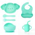 Set de hrănire pentru cățeluși din silicon pentru înțărcarea bebelușilor