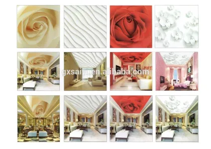 House Ceiling Decoration of 3D Acoustic Wall Aluminum Ceiling Tiles