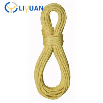 Heat fire resistant aramid fiber rope