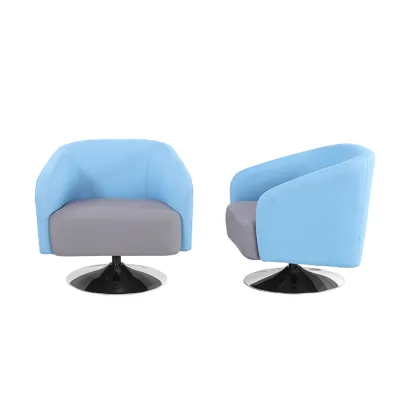 Fabric I shaped sofa modern european style office sofa set