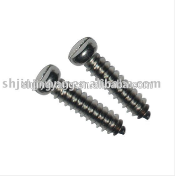 slotted pan head tapping screws made in China