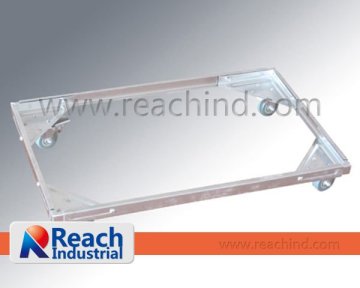 Stainless Steel Bracket with Locking Wheels