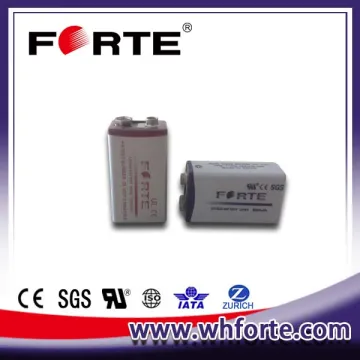 1200mAh 9V smoke detector dry battery ER9V