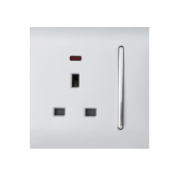 PA Series 1 Gang 13a Switched Socket