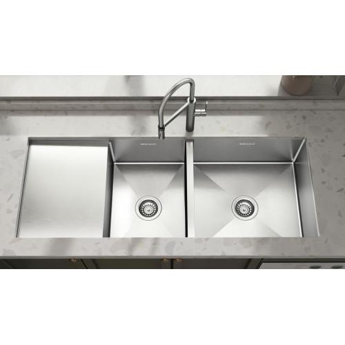 Kitchen Sink With Drainboard Double Bowl Large 304 Kitchen Sink Factory