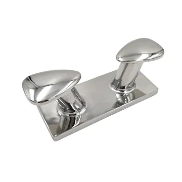 Double Horn Bollard Boat Cleat - 316 Stainless Steel Heavy-Duty Yacht Accessories Supply