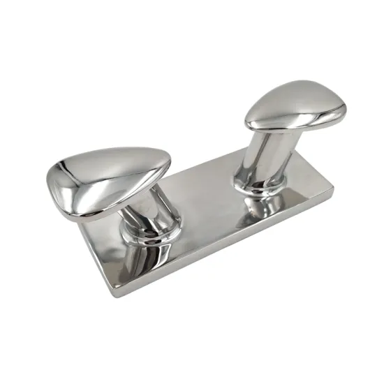 Double Horn Bollard Boat Cleat - 316 Stainless Steel Heavy-Duty Yacht Accessories Supply
