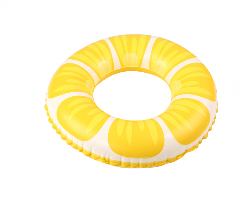 Summer Inflatable PVC Printed Swim Ring Float