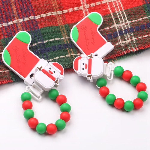 Silicone Teething Baby pacifier clip