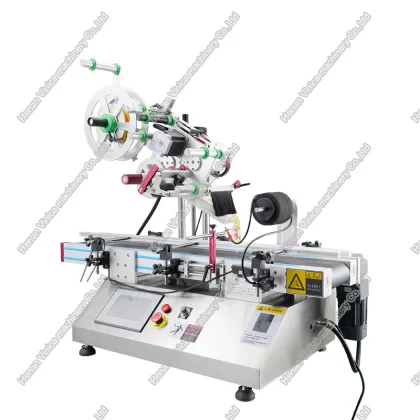 Desktop Technology Ampoule Vial Syrup Flat Bottle Labeling Machine