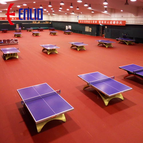 Pista de deportes de tenis de mesa de la ITTF Suelo de la cancha de pelota de ping-pong