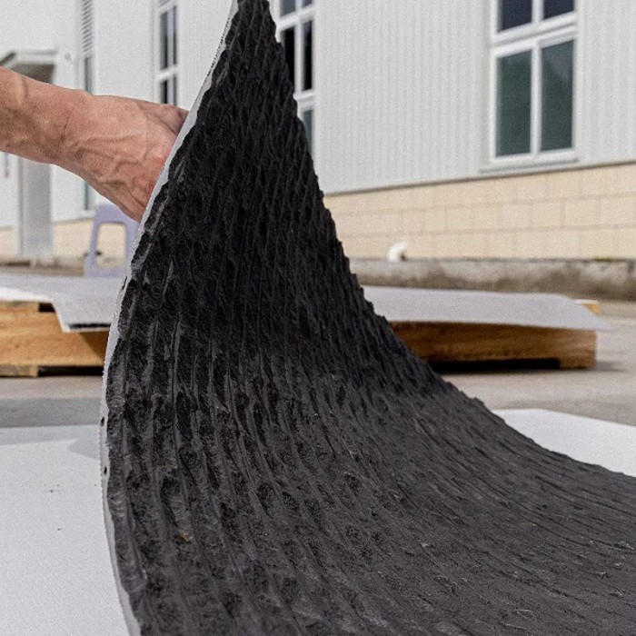 Bahan hiasan dinding dalaman yang disesuaikan dengan lembaran pvc arang buluh dengan harga yang rendah