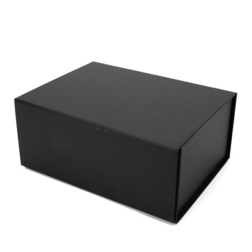 High Quality Black Gift Boxes with Logo Printing