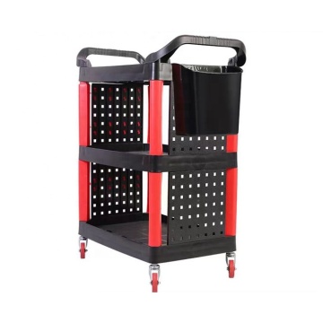 Flexible 3 Shelf Auto Repair Shop Tool Cart