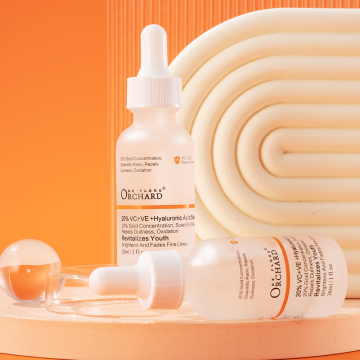 OEM ODM Skincare Serum: Brightens, Fades Fine Lines with 20% VC/VE/Hyaluronic Acid