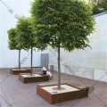 Large Corten Steel Metal Planter