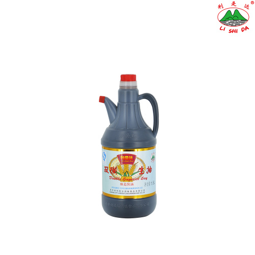 1.6L Plastik botol Premium Light Soy Saus