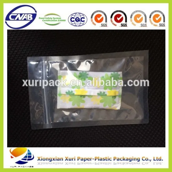 HeBei plastic bag manufacturer food grade packaing vacuum bag with zipper