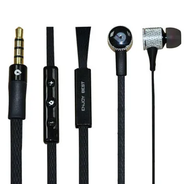 Noise-cancelling 3.5mm Plug Earphones with Microphone