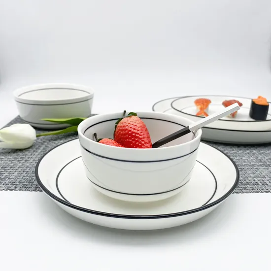 hot selling big noodle bowls gift bowl dinnerware white ceramic bowl for wedding