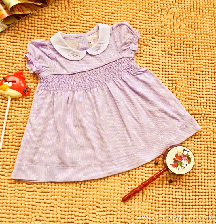Children'S Cotton Summer Sweat-Absorbent Dress