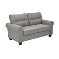 Großhandel kundenspezifische faltende hölzerne moderne nordische apartment wohnzimmer 2sitzer modern stoff sofa