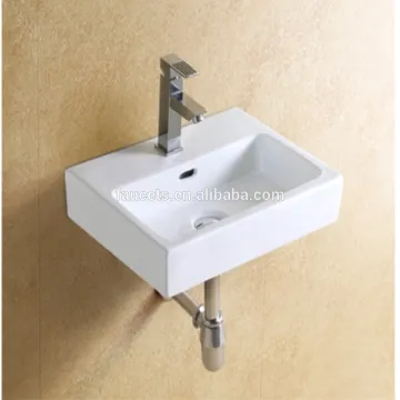 Rectangular White Modern Wall Hung Basin