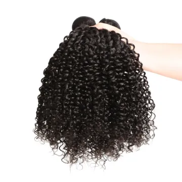 Hot Sale Afro Kinky Curly Hair Bundle Brazilian Hair 100% Remy Human Hair Bundles Extensions 8-30inch Natural Double Weft Weave
