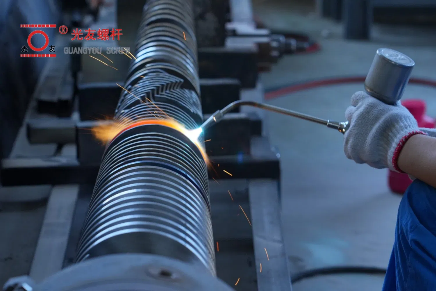 নাইট্রাইডেড 38CrMoAlA বাইমেটালিক সমান্তরাল টুইন স্ক্রু এবং প্লাস্টিক এক্সট্রুডারের জন্য ব্যারেল