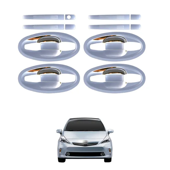 OEM Automotive Stainless Steel Chrome Exterior Trim Parts for Toyota Prius Door Bowl Cover