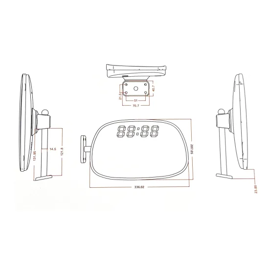 Universal Wide Angle Car Interior Rear View Mirror: Enhancing Your Driving Experience with Top Car Accessories