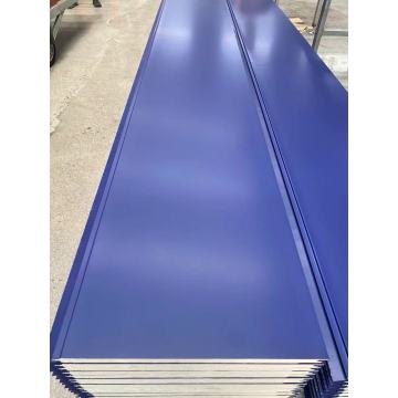Blue Insulated Panel for Law Enforcement Facility Exteriors