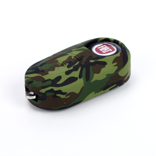 Amry color fiat 500 remote key fob cover