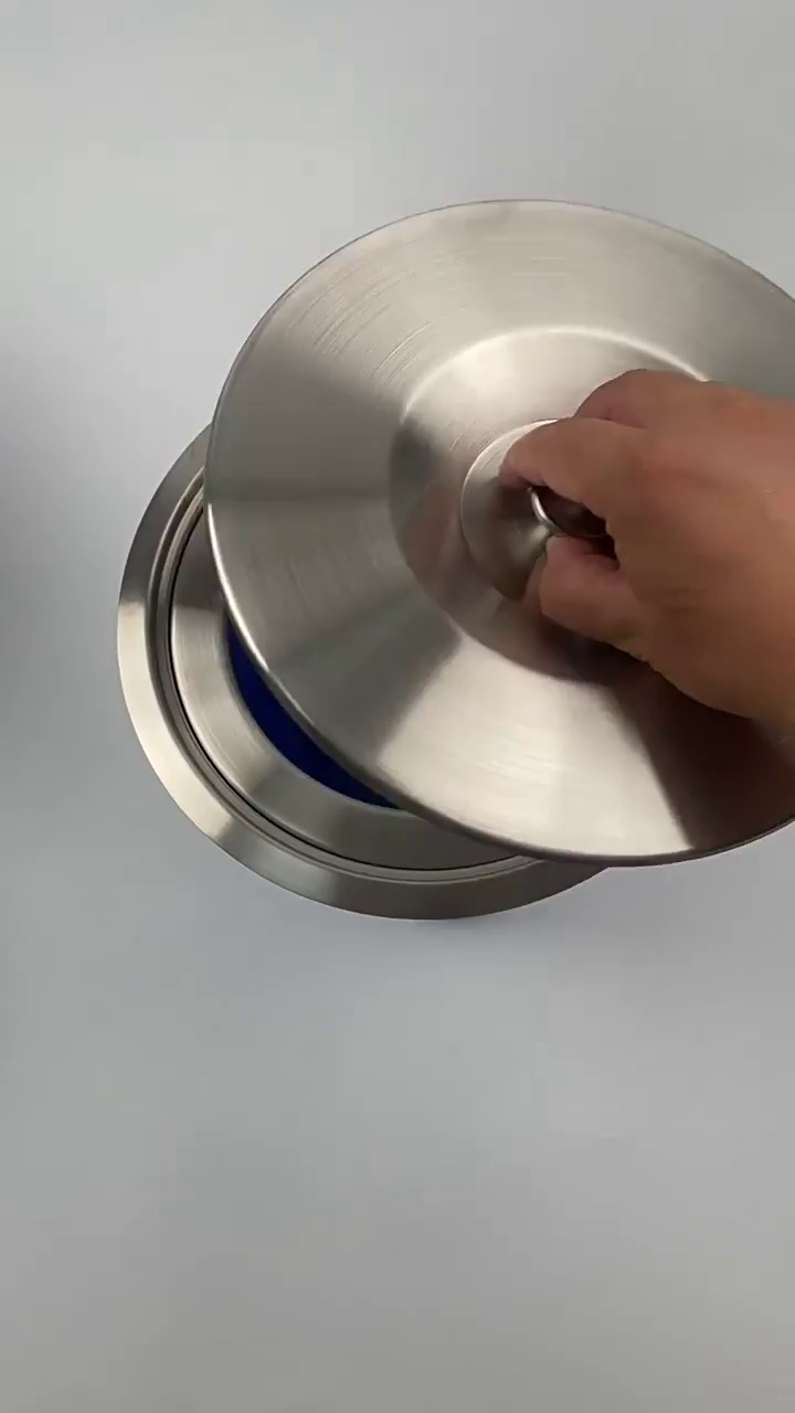Custom Metal Waste Can for Countertop Installation
