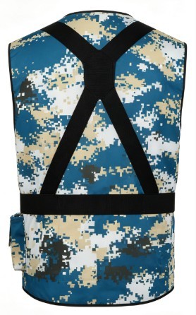 Camouflage Semiconductor Smart Cooling Vest Heat Relief Work Waistcoat Multi Pockets Summer Heatstroke Prevention Vest For Outdo