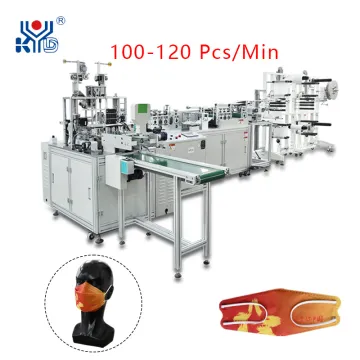 Automatic KF94 Willow Leaf Mask Making Machine Production Line