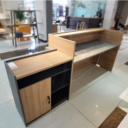 Modern Melamine Board Reception Desks