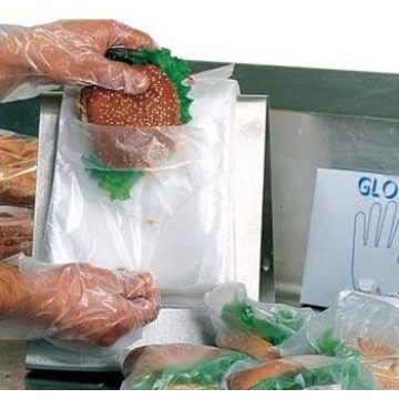 Saco de embalagem de alimentos de plástico Deli Poly de alta densidade