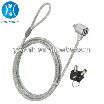 Computer steel wire key lock laptop lock