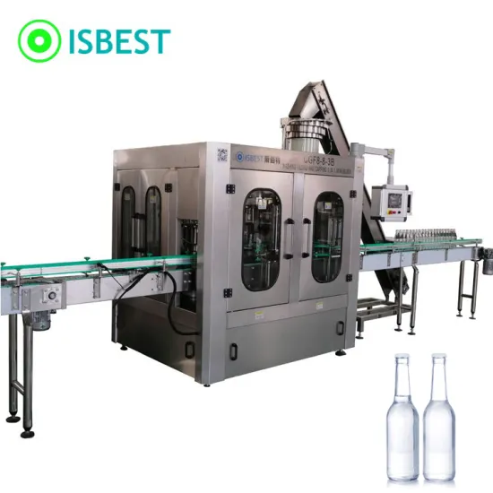 Soda Water Washing, Filling, and Capping 3-in-1 Glass Bottle Bottling Line