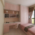 Pink Wood Wardrobe Direct Sale