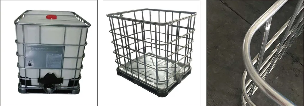 High Efficiency Steel Tube Bending Making Machine Ibcs Water Tank Container Cage Bender