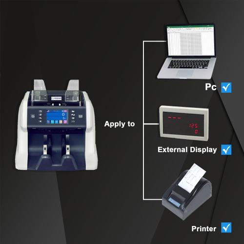 Multi currency banknote counter with CIS sensor