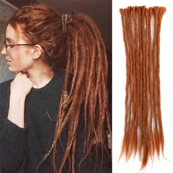 22 inch Rock&Roll Hippie Synthetic Crochet Braiding Handmade Dreadlocks Extensions Crochet Braids Reggae Hair
