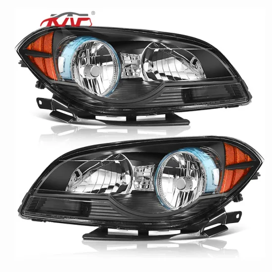 Black Amber Reflector Clear Lens Headlamp GM2503307 GM2502307 Car Front Headlight for Chevy chevrolet Malibu 2009 2010 2011 2012