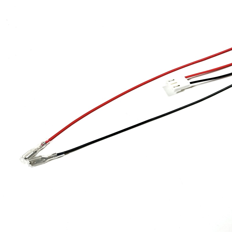 Custom DC 12V Power Cable with Fork Terminals