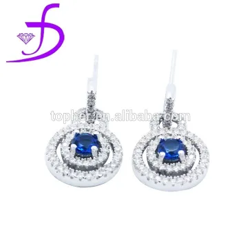 2015 bling jewelry from set-fashion wire with blue topaz prong setting jewelry bridal jewellery sets