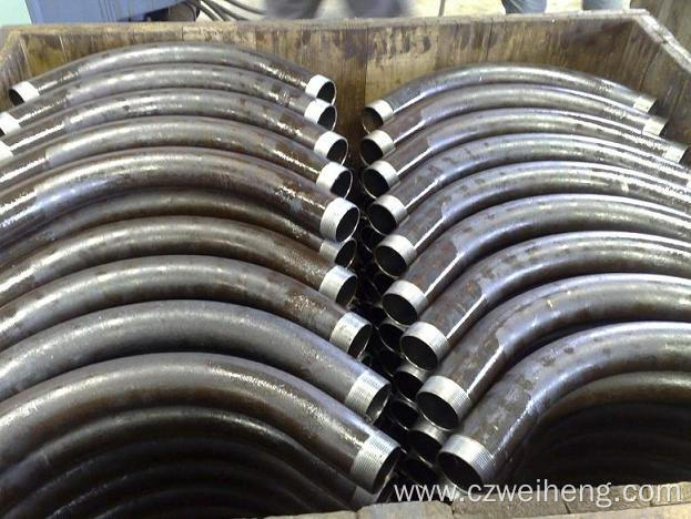 Bend Pipe with different sizes, galvanized