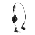 Tren baru yang dapat ditarik kembali earphone ear ear dengan mikrofon