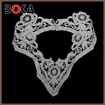 Crochet Collar Applique crochet neck trim patch